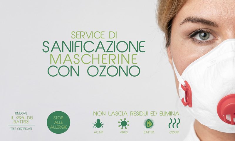 sanificazione mascherine con ozono