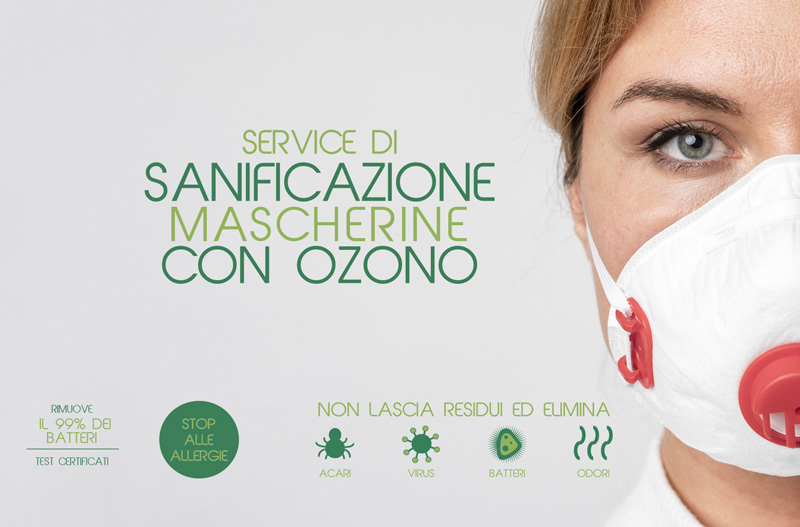sanificazione mascherine con ozono